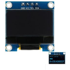 Oled Display Ldc 0,96 128×64 I2c Bajo Consumo Azul Arduino
