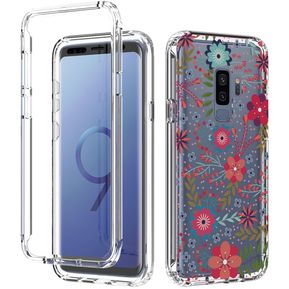 Funda De Floral Transparente Para Samsung Galaxy S9 Plus