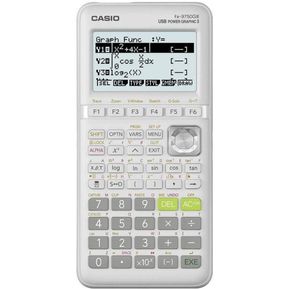 Calculadora Casio FX-9750GIII Calculo Grafica 3MB 8 Lineas Blanco