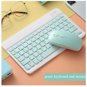Combo Mouse Y Teclado Bluetooth Keyboard Computación Y Periféricos PC