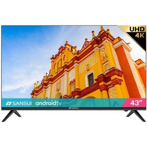 Pantalla 43 DLED Android TV 4K Ultra HD Sansui SMX-43T1UA