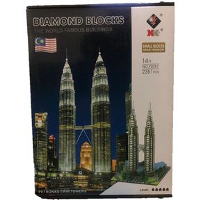 PETRONAS TWIN TOWERS Diamond Blocks lego