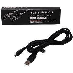 Cable Datos Y Carga Ps4 180 Cm Control Playstation 4 - Negro