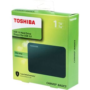 Disco Duro Toshiba Externo 1TB Portatil...