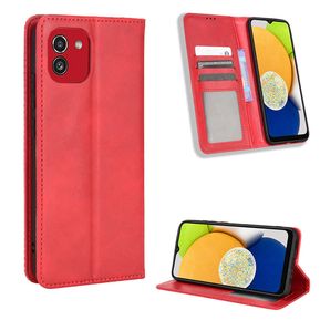 Estuche Para Samsung Galaxy A03 Billetera De Magnética Flip