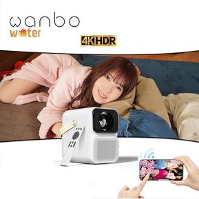 Projector Wanbo T6 Max 550ANSI Lumens 4K 1080P Full HD 2GB + 16GB WIFI Video Player Proyector
