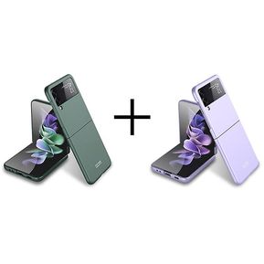 Adecuado para Samsung Galaxy Z Flip 3 5g Pc Phone Case 2pcs...