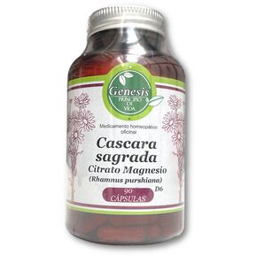 Cascara Sagrada + Citrato de Magnesio Genesis X 90 Cápsulas