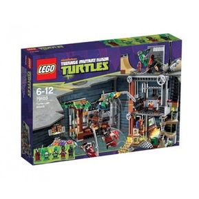 LEGO 79103 Tortugas Ninja Adolescentes Mutantes Ataque a la Guarida de Tortugas con Minifiguras