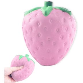 11.5CM Slow Rising Squishy Pink Strawberry Soft Cellphone Co