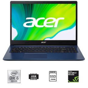 Portátil Acer Intel Core I5 1035G1 Ram 4g 256gb SSD Nvidia MX330 2gb Linux