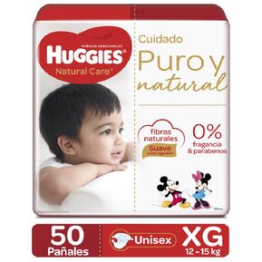 Huggies Pañales Natural Care Etapa 4/XG X 30 Und