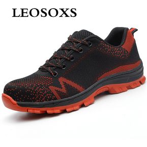 Zapatos cómodos LEOSOXS para uso Industrial botas de trabajo de segu =