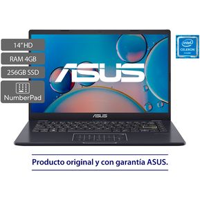 Portatil Asus E410MA-BV1258 Intel Celeron N4020 4GB 256GB SSD Azul Win 10 Prueba