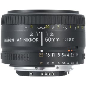 Lente Nikon 50 1.8 D Nikkor AF 50mm f/1.8D Lentes para D90 D