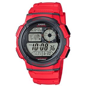Reloj Casio Para Caballero AE-1000W-4A Rojo