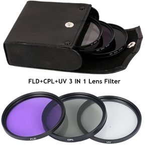 filtros para lentes Uv Cpl Fld Ø52mm Para Canon Nikon Sony