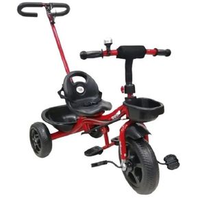 Triciclo Paseador Con Guía Para Niños Niñas Bebe Original 6065 ROJO