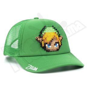 Gorra Pixel Art - Link - Estilo Retro 8 Bits The Legend of Zelda