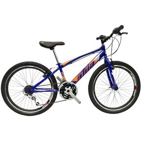 Bicicleta Todo terreno Niño Atila Rin 24 D/Pared, Azul/18 cambios