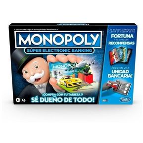Monopoly Super Banco Electrónico Español Hasbro Juego De Mesa
