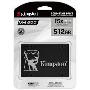 SSD Kingston KC600 NAND 3D TLC 512GB 2.5'' 7mm SKC600/512G