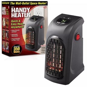 Calentador De Ambiente Calefactor Graduable Temporizador Eléctrico Handy Heater Tv