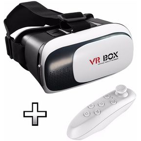 Gafas Realidad Virtual 3D Vr Box + Control Remoto IOS ANDROID