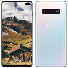 Celular Smartphone Samsung Galaxy S10 Plus 8 + 128 GB-Blanco