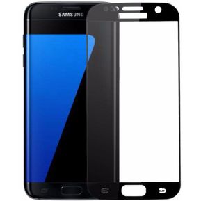 Para Samsung Galaxy S7 Protector de pantalla vidrio te Negro