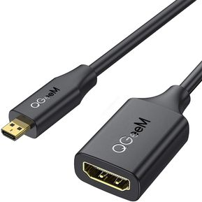 QGeeM Cable USB C a HDMI 4K Cable trenzado de 6 pies con cargador de 15 W Adaptador tipo c a HDMI Compatible con MacBook 2018 iPad Pro, iMac, ChromeBook Pixel, Galaxy S9 Note9 S10 Surface Book Pro, HDMI a USB C