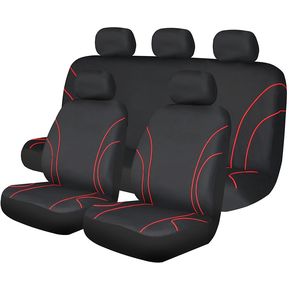 Cubre Asiento Polyester Negro Autostyle