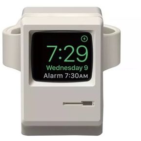 Retro Charging Stand Apple Watch Splacket de carga de silicona para Apple Watch