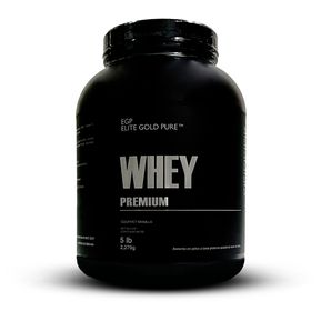 100% Whey Premium 5 lbs EGP ELITE GOLD PURE - Proteína limpia