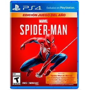 Spiderman Goty Ps4 Playstation Ps4 Spidergoty -Multicolor