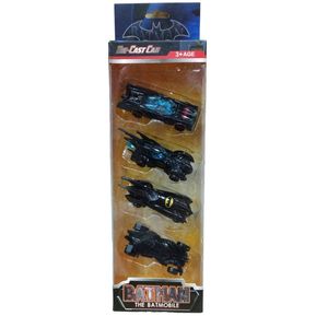 Colecccion 4pcs Cars Set DC Comics Batman Batmobile Junglatoys