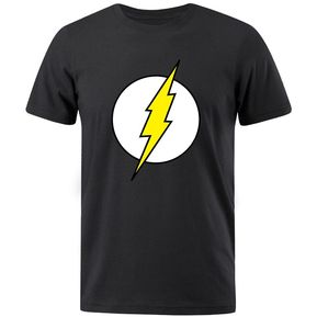 Camiseta The BIG BANG Theory camisetas con estampado de rayos Flash para hombre gran oferta ca HON