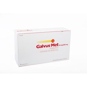 GALVUS MET 50/850MG TABLETAS CJ X 56 TAB NOVARTIS VILDAGLIPTINA