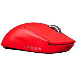 Mouse Gamer LOGITECH Pro X Superlight 25600 DPI Rojo 910-006...