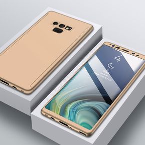 Funda completa a prueba de golpes para Samsung Galaxy S10 S9 S8 Plus S7 S6 Edge S10E, carcasa dura para Galaxy Note 9 8 10 Pro(#Or)