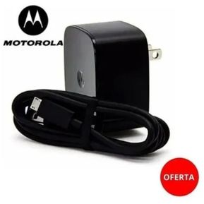 Cargador Motorola Turbo Tipo C Negro