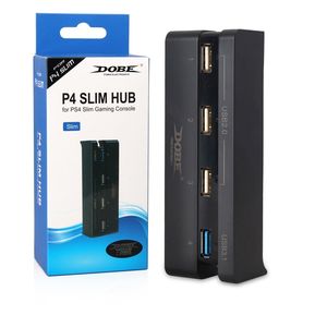 Concentrador USB 4 en 1 de súper alta velocidad adecuado para Sony PlayStation 4 Slim PS4 Slim