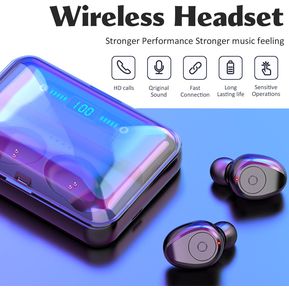 3500mAh Bluetooth Headset Wireless Display Digital Speaker N