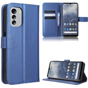 Flip Funda Nokia G60 Retro PU - Azul
