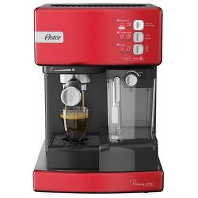 Cafetera automática de espresso roja Oster PrimaLatte