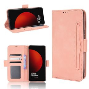 Funda Xiaomi 12S Ultra billetera de cuero Flip Vintage - Rosa