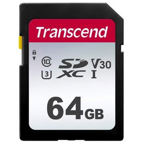 Tarjeta de Memoria Transcend 64gb SD Clase 10 Lectura Rapida 95mb/s