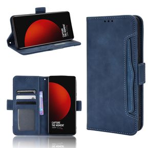 Funda Xiaomi 12S Ultra billetera de cuero Flip Vintage - Azul