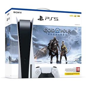Consola Sony PlayStation PS5 Lector Disco + Juego God of War...
