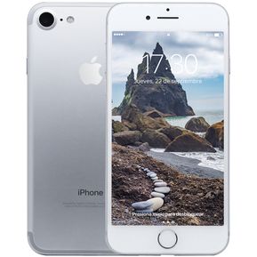 Desbloqueados Apple iPhone 7 128G-Plata Reacondicionado